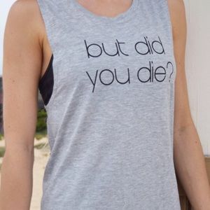 NW Barre Tank. Heather grey, size small.